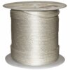 Rope King SBN-141000 1/4 in. x 1000 ft. Solid Braided Nylon Rope White