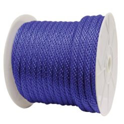 Rope King SBP-58140B 5/8 in. x 140 ft. Solid Braided Poly Rope Blue