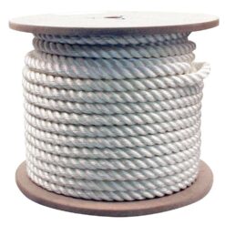 Rope King TN-34200 3/4 in. x 200 ft. Twisted Nylon Rope White