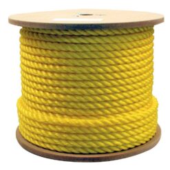 Rope King TP-58300Y 5/8 in. x 300 ft. Twisted Poly Rope Yellow