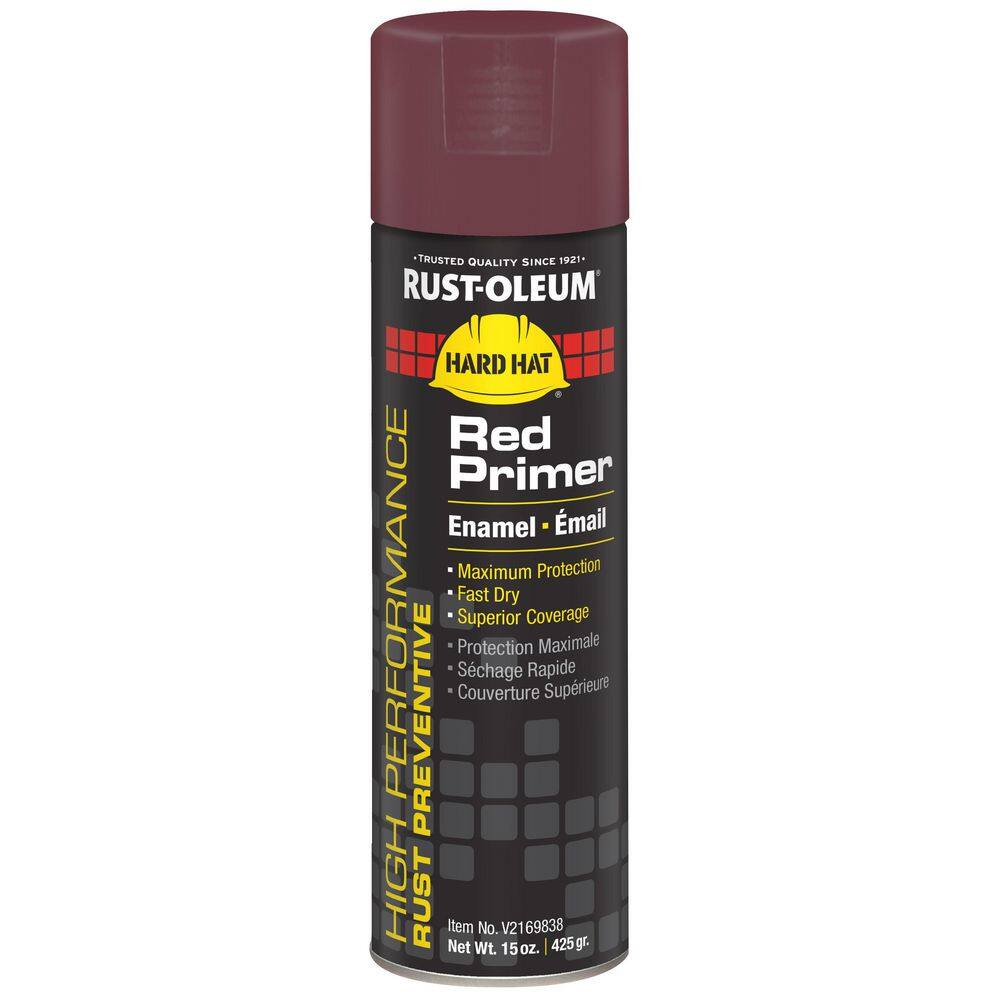 Rust-Oleum V2169838 15 oz. Flat Red Interior Exterior Primer Spray (Case of 6)1