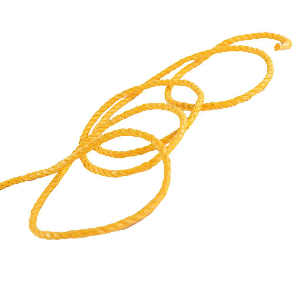 SGT KNOTS 1 2 in. x 600 ft. - Twisted Polypropylene All Purpose Rope - Yellow2