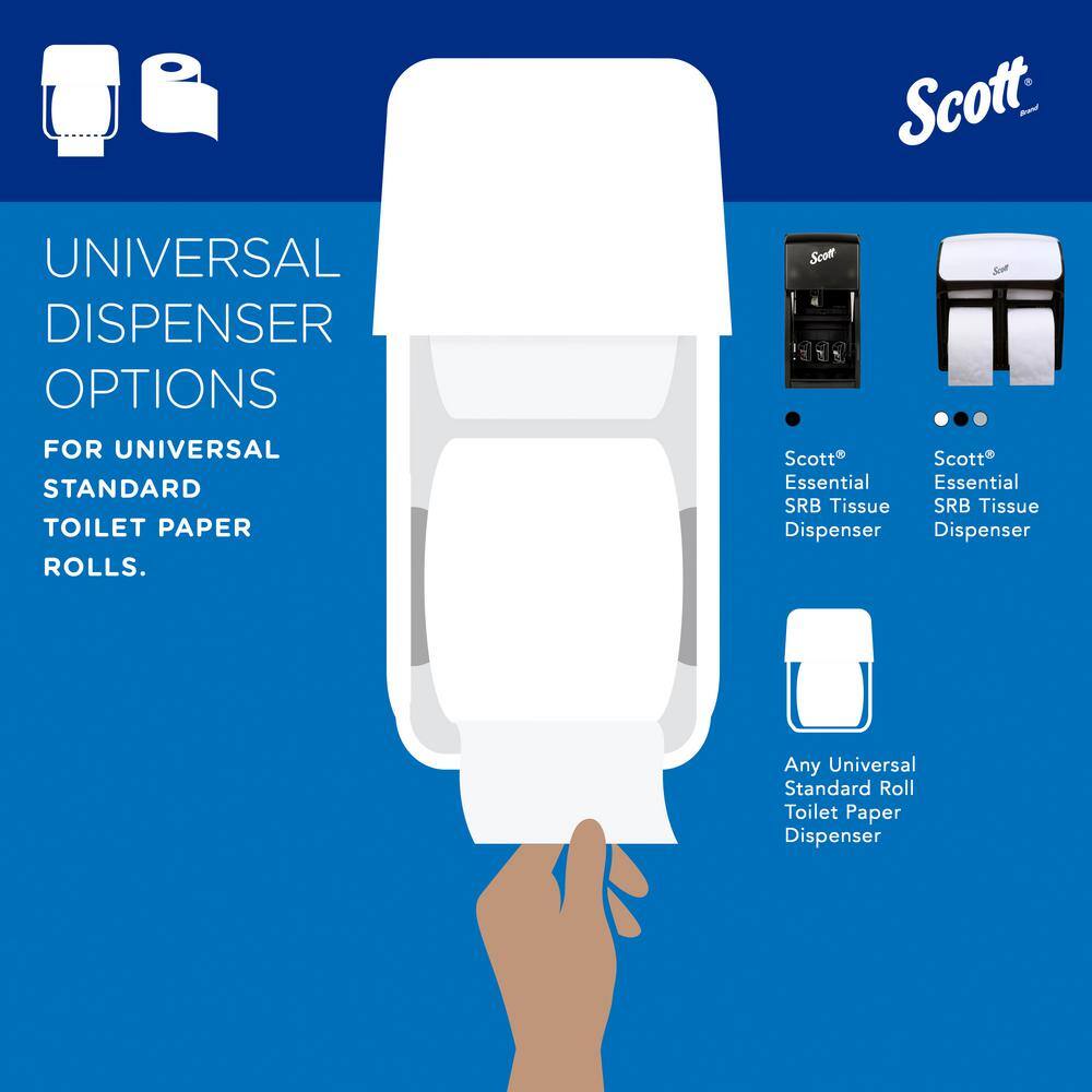 Scott KCC04460 Professional Standard Roll 2-Ply Embossed Bath Tissue (550-Sheets Per Roll 80 Rolls Per Case)0