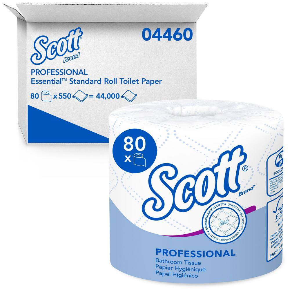 Scott KCC04460 Professional Standard Roll 2-Ply Embossed Bath Tissue (550-Sheets Per Roll 80 Rolls Per Case)7