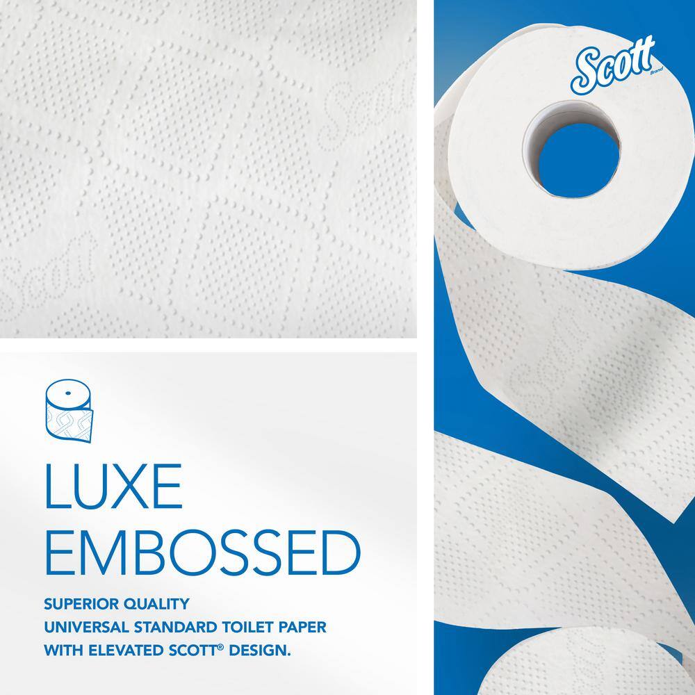 Scott KCC04460 Professional Standard Roll 2-Ply Embossed Bath Tissue (550-Sheets Per Roll 80 Rolls Per Case)9