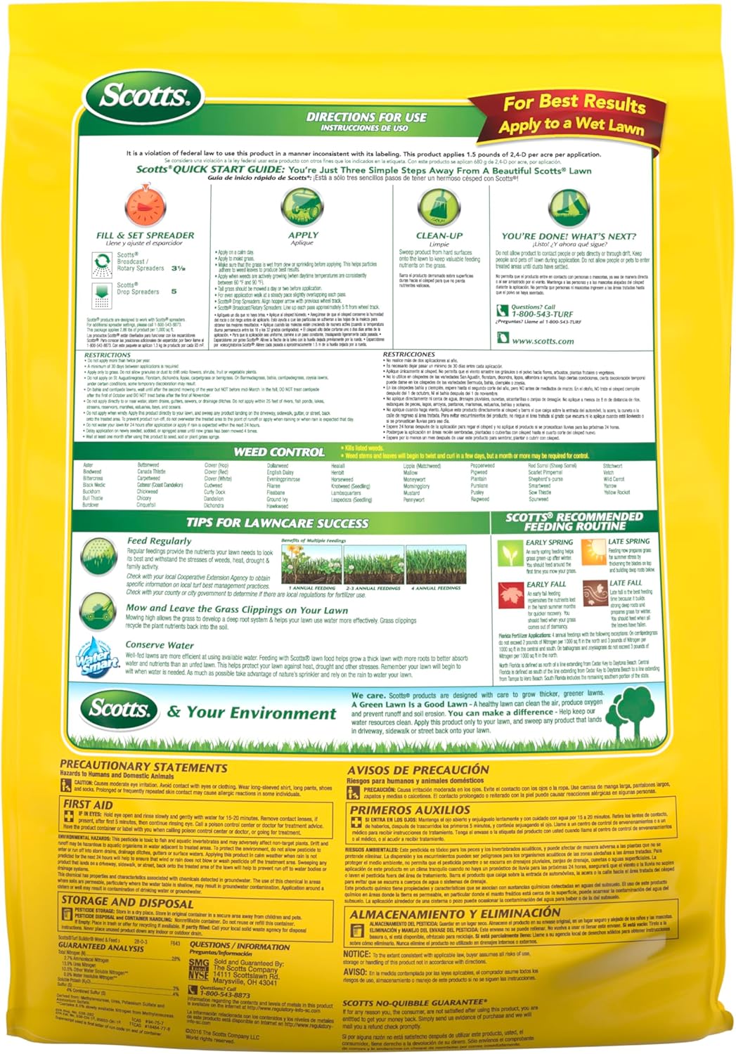 Scotts Turf Builder 3-Part Plan for Small Northern Yards with Weed & Feed, SummerGuard and WinterGuard Fall Lawn Food6