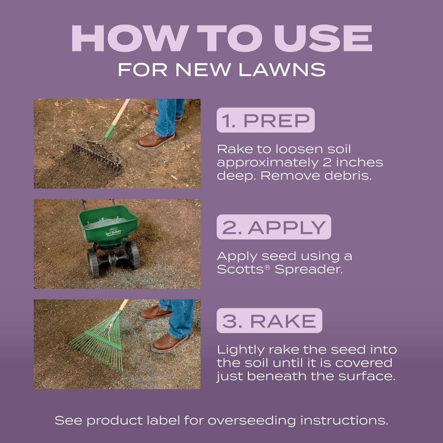 Scotts Turf Builder Grass Seed Perennial Ryegrass Mix with Fertilizer and Soil Improver, Establishes Quickly, 5.6 lbs.16