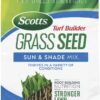 Scotts Turf Builder Grass Seed Sun & Shade Mix with Fertilizer and Soil Improver, Thrives in Many Conditions, 32 lbs.