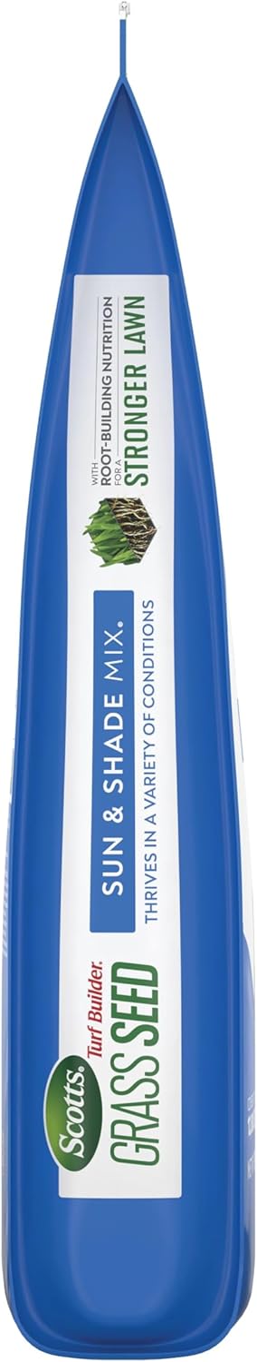 Scotts Turf Builder Grass Seed Sun & Shade Mix with Fertilizer and Soil Improver, Thrives in Many Conditions, 32 lbs.16