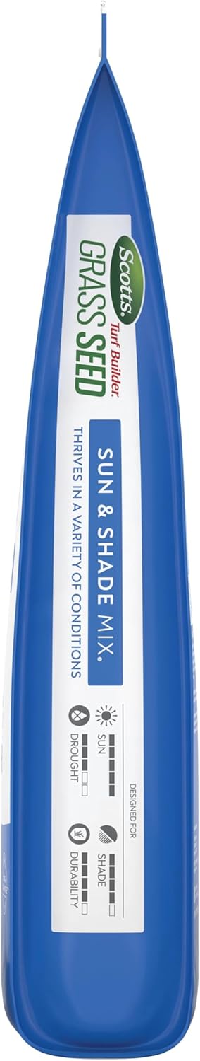 Scotts Turf Builder Grass Seed Sun & Shade Mix with Fertilizer and Soil Improver, Thrives in Many Conditions, 32 lbs.17