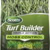 Scotts Turf Builder Triple Action for Moss Control, Moss Killer and Lawn Fertilizer, Covers Up to 8,000 sq. ft., 40 lbs.