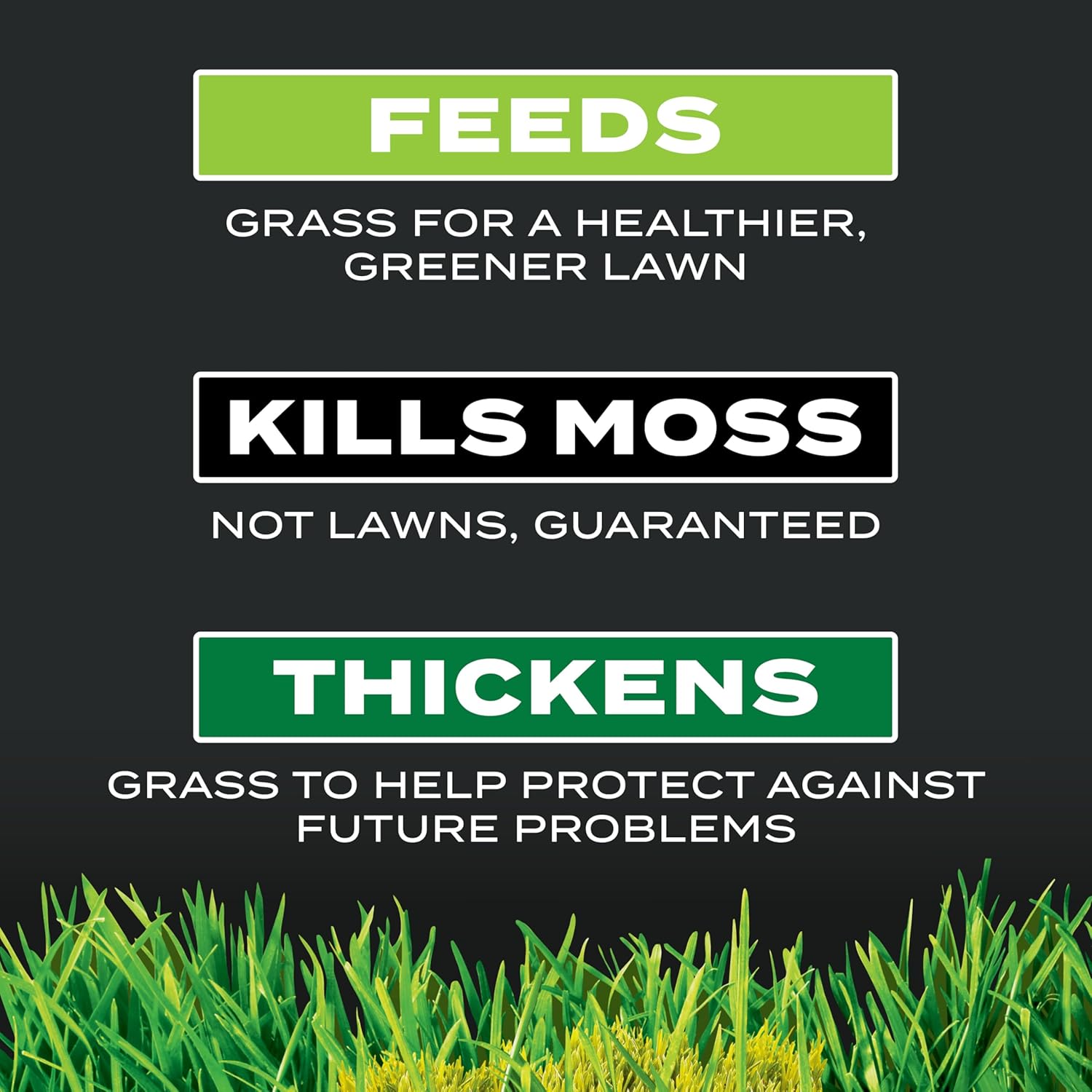 Scotts Turf Builder Triple Action for Moss Control, Moss Killer and Lawn Fertilizer, Covers Up to 8,000 sq. ft., 40 lbs.1
