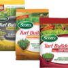 Scotts Turf Builder Weed & Feed5, SummerGuard and WinterGuard, 3 Bag Bundle, Large Lawns