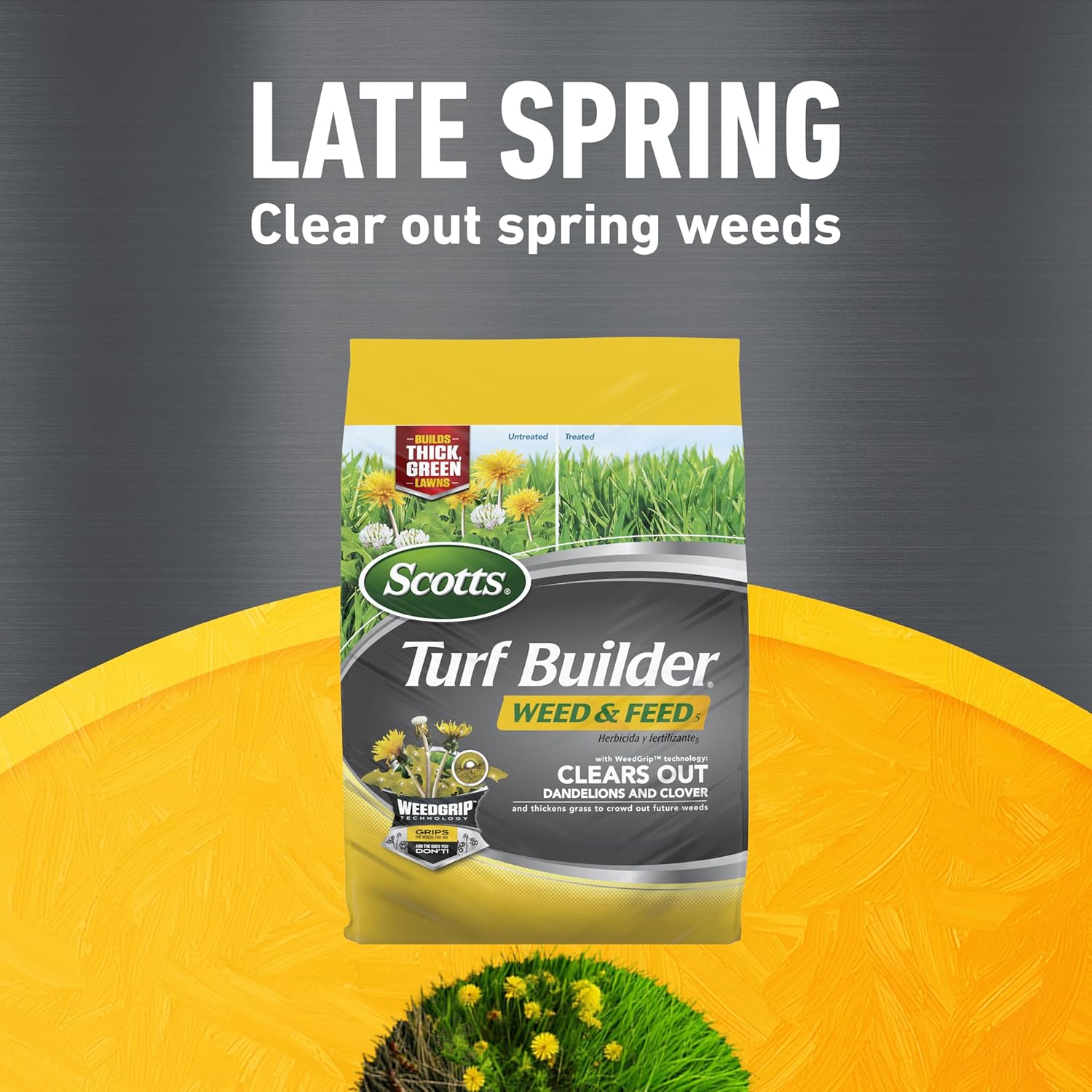 Scotts Turf Builder Weed & Feed5, SummerGuard and WinterGuard, 3 Bag Bundle, Small Lawns4