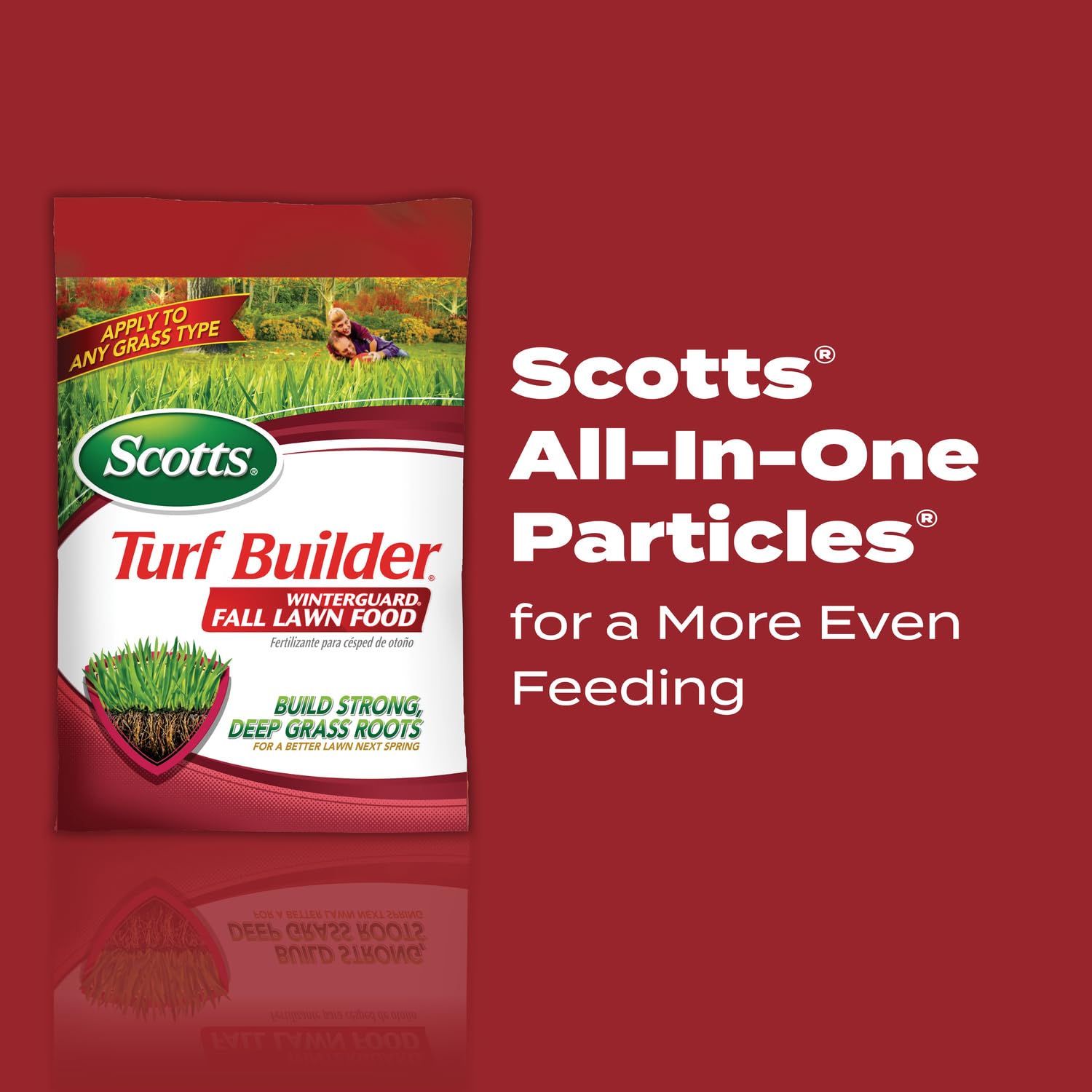 Scotts Turf Builder WinterGuard Fall Lawn Fertilizer for All Grass Types, 12,000 sq. ft., 32.3 lbs.1