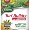 Scotts Turf Builder WinterGuard Fall Weed & Feed3, Weed Killer Plus Fall Fertilizer, 5,000 sq. ft., 14.29 lbs.