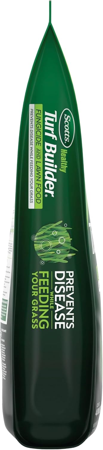 Scotts® Healthy Turf Builder® Fungicide and Lawn Food, 2-in-1 Fungicide and Fertilizer, Prevents Disease While Feeding Grass, Controls 27 Diseases - Powdery Mildew, Red Thread, Brown Patch, 13.7 lbs.5