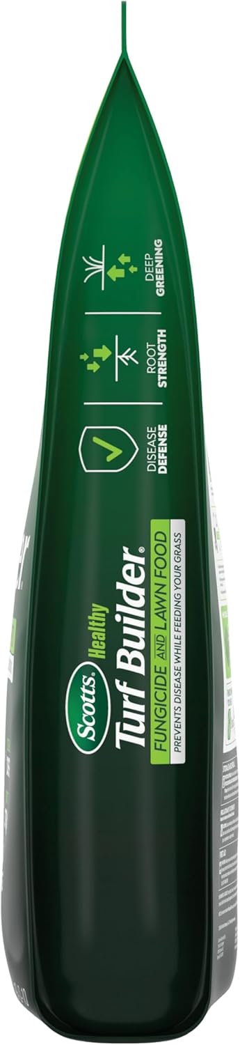 Scotts® Healthy Turf Builder® Fungicide and Lawn Food, 2-in-1 Fungicide and Fertilizer, Prevents Disease While Feeding Grass, Controls 27 Diseases - Powdery Mildew, Red Thread, Brown Patch, 13.7 lbs.8