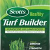 Scotts® Healthy Turf Builder® Fungicide and Lawn Food, 2-in-1 Fungicide and Fertilizer, Prevents Disease While Feeding Grass, Controls 27 Diseases - Powdery Mildew, Red Thread, Brown Patch, 27.4 lbs.