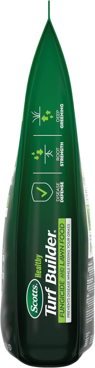 Scotts® Healthy Turf Builder® Fungicide and Lawn Food, 2-in-1 Fungicide and Fertilizer, Prevents Disease While Feeding Grass, Controls 27 Diseases - Powdery Mildew, Red Thread, Brown Patch, 27.4 lbs.9