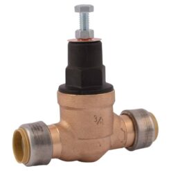 SharkBite 23858-0045 3/4 in. Push-to-Connect Bronze EB-45 Direct Pressure Regulator Valve