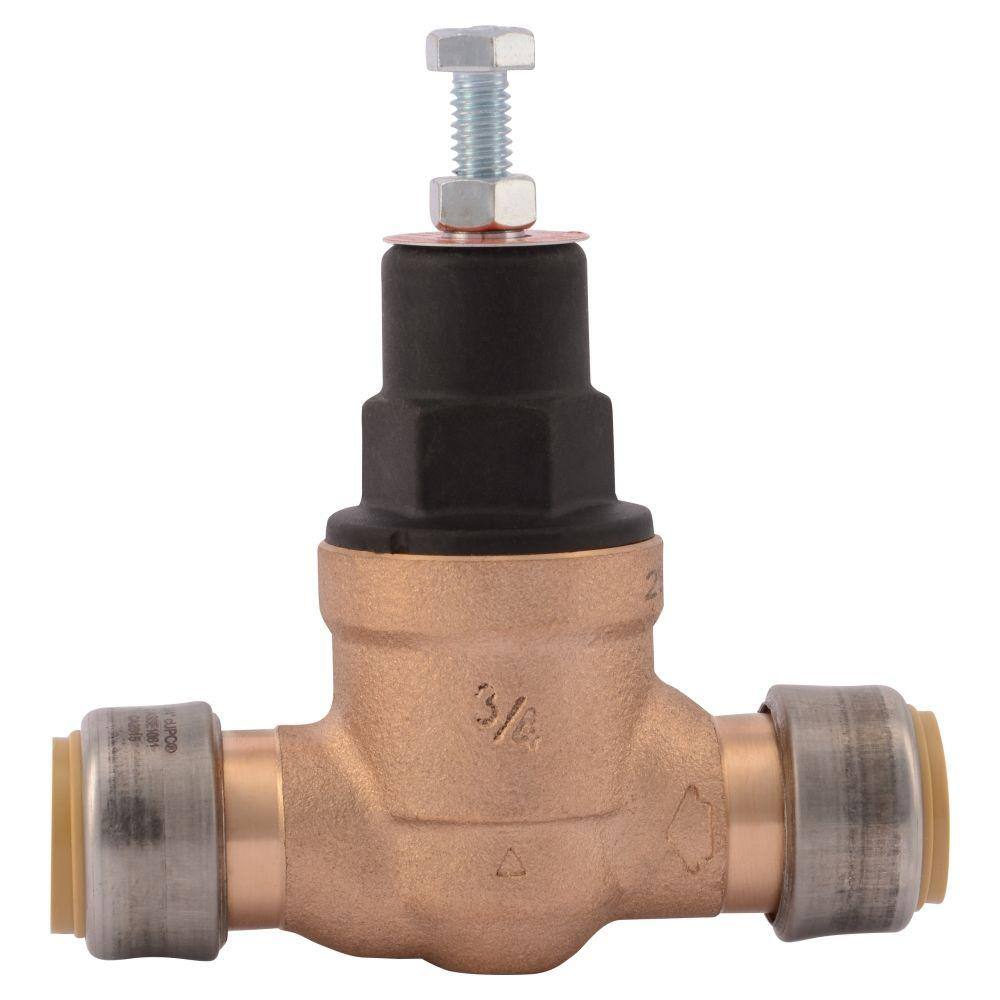 SharkBite 23858-0045 3 4 in. Push-to-Connect Bronze EB-45 Direct Pressure Regulator Valve2