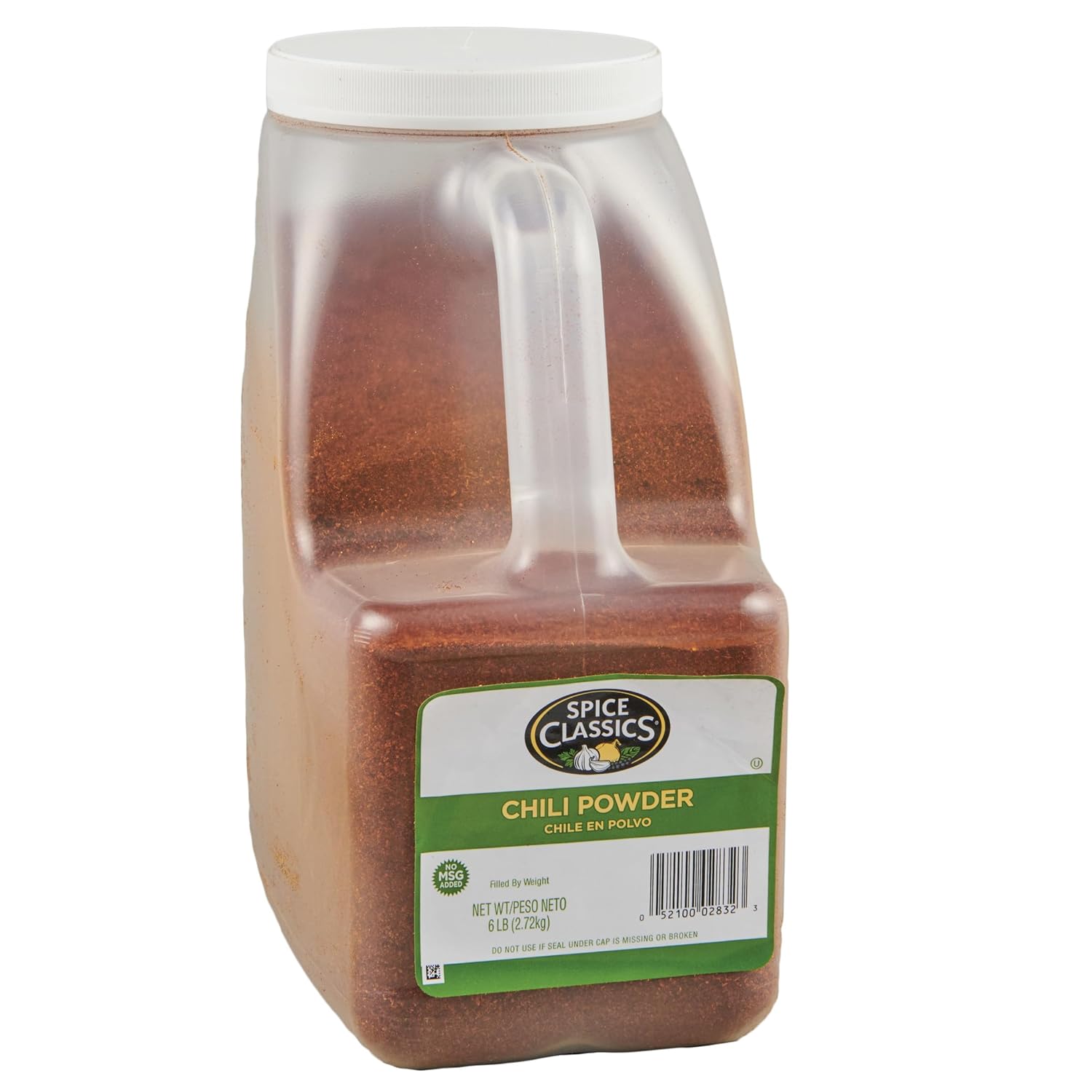 Spice Classics Chili Powder, 6 lb - One 6 Pound Container of Bulk Chili Powder, Perfect for Chili, Enchiladas, Stuffed Peppers and Taco Recipes Spice Classics Chili Powder, 6 lb - One 6 Pound Container of Bulk Chili Powder, Perfect for Chili, Enchiladas, Stuffed Peppers and Taco Recipes