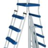 Swimline 87950/87952L Ground Pool Entry Ladder, 52", White/Blue