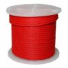 T.W. Evans Cordage 98330 3/8 in. x 500 ft. Solid Braid Multifilament Polypropylene Derby Rope in Red