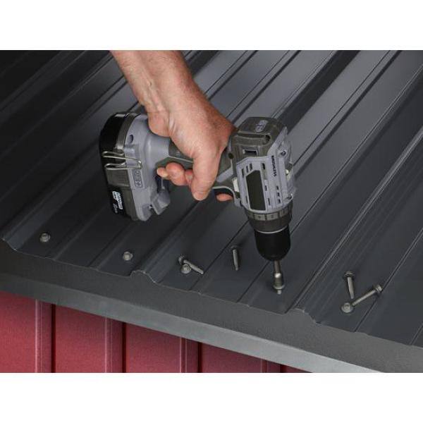Teks 21418 #12 x 1 in. External Hex Washer Head Drill Point Corrosion Resistant Sheet Metal Roofing Screws (400-Pack)6