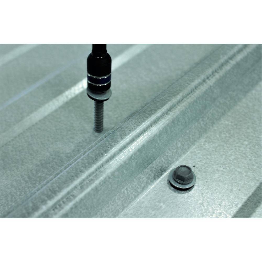 Teks 21418 #12 x 1 in. External Hex Washer Head Drill Point Corrosion Resistant Sheet Metal Roofing Screws (400-Pack)8