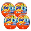 Tide 4 in 1 Ultra Oxi Unscented Laundry Detergent Pods, 57-Count, 4-Pack