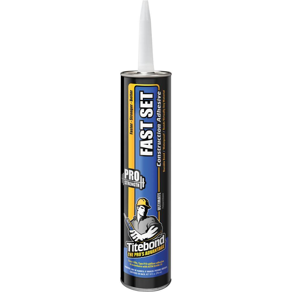Titebond 4221 10 oz. Fast Set Polyurethane Construction Adhesive (12-Pack)1