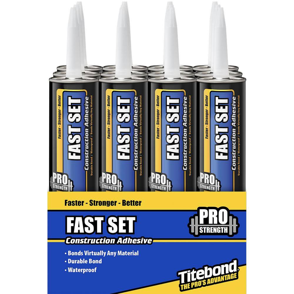 Titebond 4221 10 oz. Fast Set Polyurethane Construction Adhesive (12-Pack)2