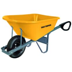 True Temper RP6TC14 6 cu. ft. Poly Wheelbarrow with Total Control Handles