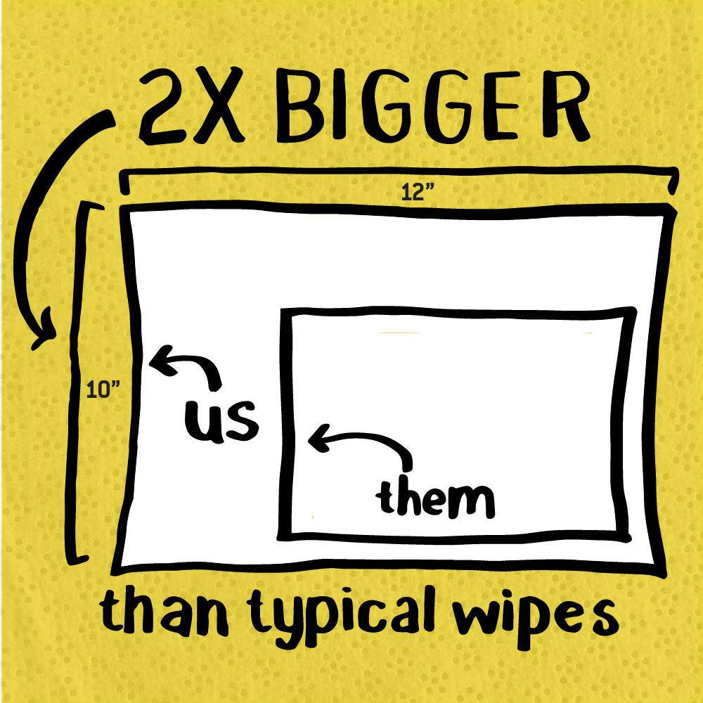 Tub O' Towels TW90 90-Count Citrus Scent Heavy-Duty All-Purpose Wipes (6-Pack)2