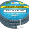 U.S. Pool Supply Pool Vacuum Hose - 1-1/2" x 30' Professional Heavy Duty Pool Hose for Inground, Spiral Wound with Kink-Free Swivel Cuff - Connect to Vacuum Heads, Skimmer, Cleaner, Filter Pump Inlet