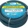 U.S. Pool Supply Pool Vacuum Hose - 1-1/2" x 50' Professional Heavy Duty Pool Hose for Inground, Spiral Wound with Kink-Free Swivel Cuff - Connect to Vacuum Heads, Skimmer, Cleaner, Filter Pump Inlet