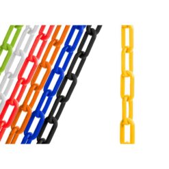 USW U2355YEL US Weight 2 in. x 500 ft. Yellow Plastic Chain Featuring SunShield UV Protection