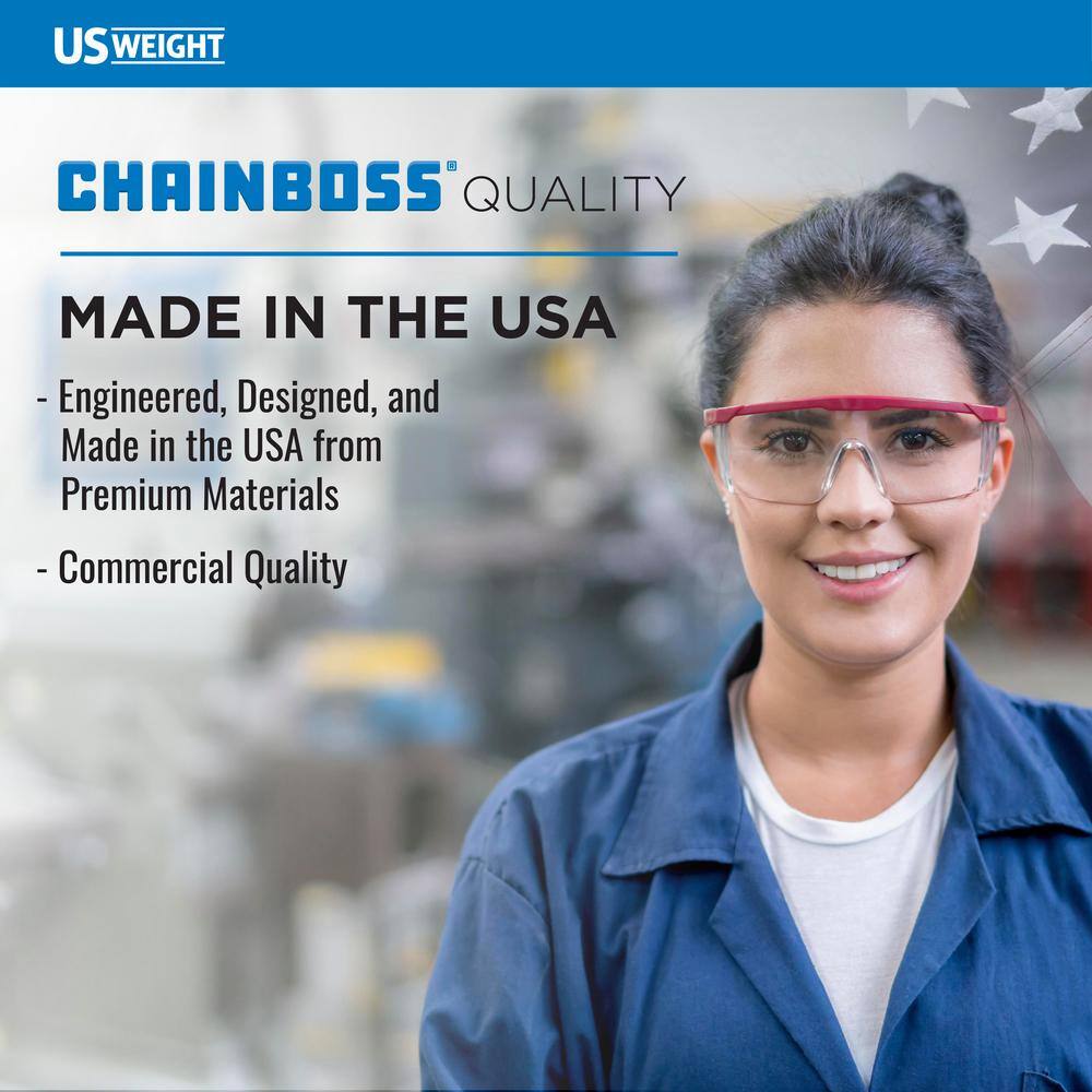 USW U2355YEL US Weight 2 in. x 500 ft. Yellow Plastic Chain Featuring SunShield UV Protection4