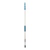 Unger 18 ft. Aluminum Telescoping Pole with Connect and Clean Locking Cone and Quick-Flip Clamps