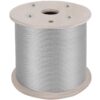 VEVOR 1000 ft. x 1/8 in. Cable Railing Kit 2100 lbs. Loading T316 Stainless Steel Wire Rope with 1x19 Strands for Deck Stair
