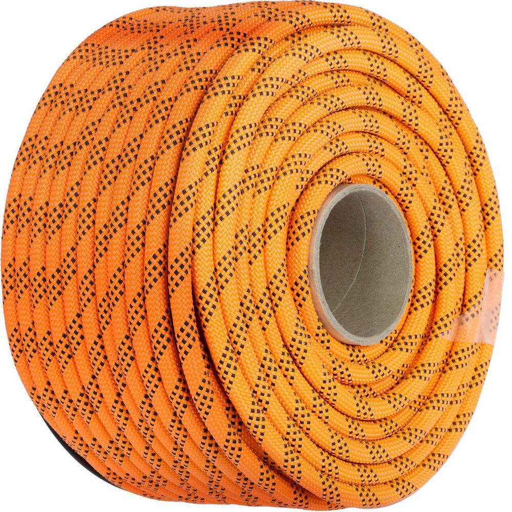 VEVOR 200 ft. x 7 16 in. Double Braid Polyester Rope 800 lbs. Load Nylon Pulling Rope High Force for Arborist Gardening Marine VEVOR 200 ft. x 7/16 in. Double Braid Polyester Rope 800 lbs. Load Nylon Pulling Rope High Force for Arborist Gardening Marine
