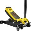 VEVOR 3 Ton Low Profile, Heavy-Duty Steel Racing Floor Jack with Dual Pistons Quick Lift Pump, Lifting Range 3.35"-19.69"