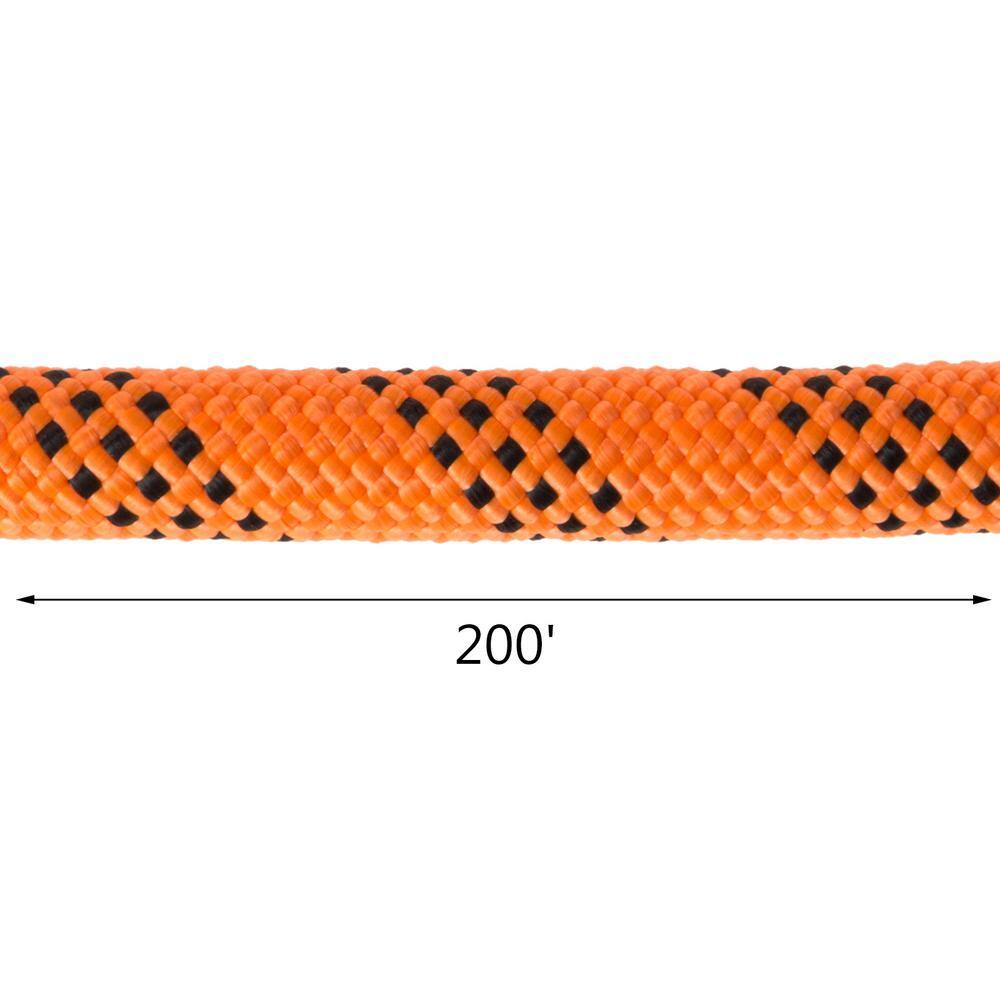 VEVOR 9 16 in. Double Braid Polyester Rope 200 ft. Nylon Pulling Rope 8600 lbs. Breaking Strength Polyester Load Sailing Rope9