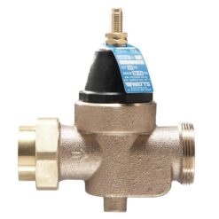 Watts LFN45BU1 M1-1 1 in. Lead-Free Brass FPT x FPT Pressure Reducing Valve