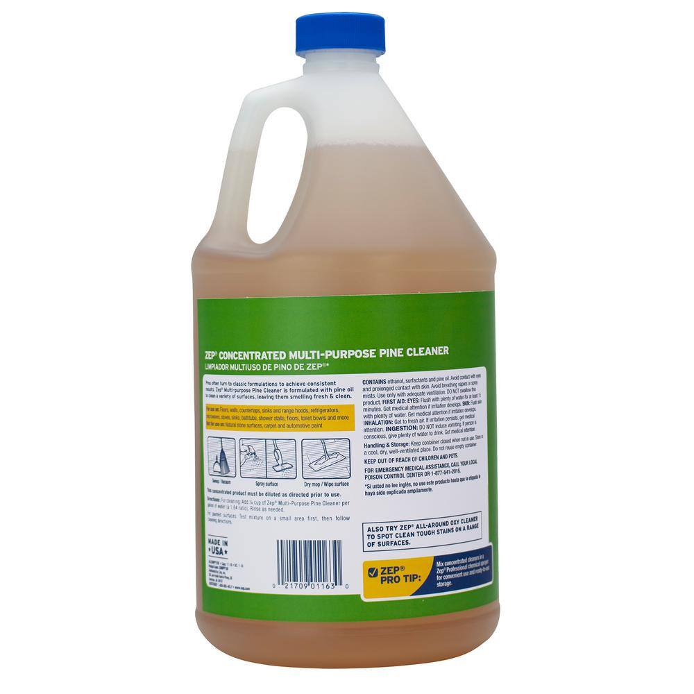 ZEP ZUMPP128 1 Gallon Pine Multi-Purpose Cleaner (case of 4)1