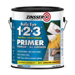 Zinsser 2001 Bulls Eye 1-2-3 1 Gallon White Water Based Interior/Exterior Primer and Sealer (4-Pack)