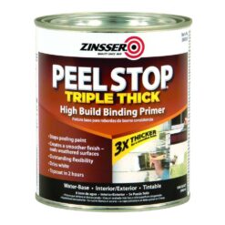 Zinsser 260925 Peel Stop 1 qt. White Triple Thick Interior/Exterior High Build Binding Primer (4-Pack)