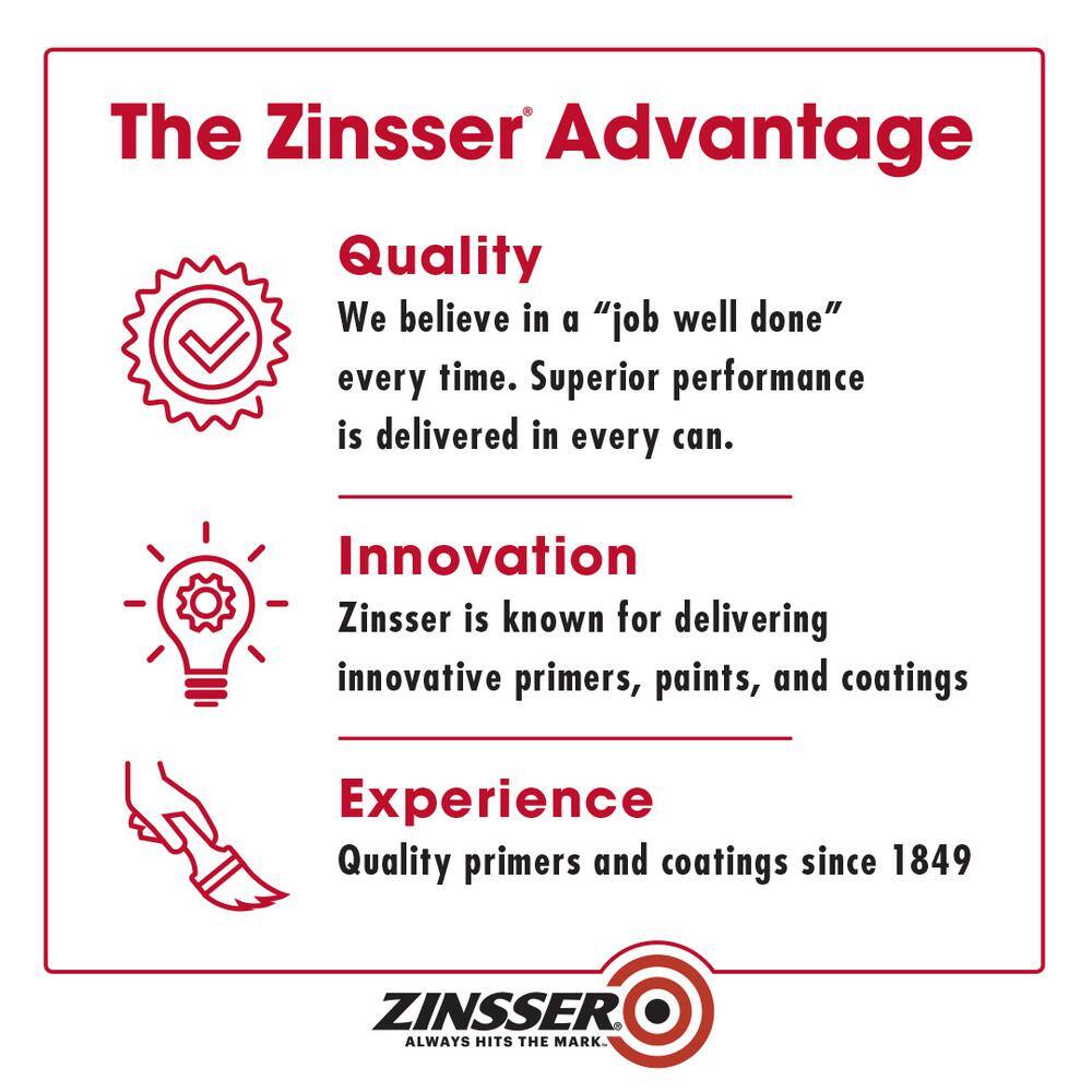 Zinsser 320991 1 gal. B-I-N Shellac-Based White Interior Primer and Sealer9